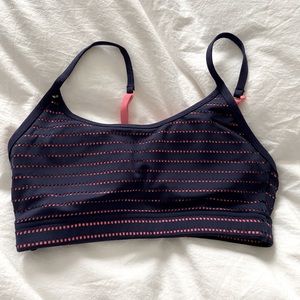 Lorna Jane blue & red sports bra, size small